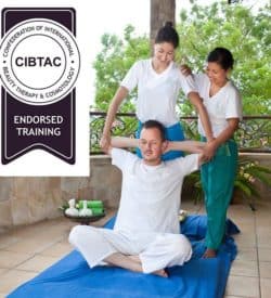 The CIBTAC Thai program endorsed by CIBTAC at the Bali International Spa Academy (BISA) covers Thai Massage with herbal packs and Thai Foot Stick Massage.