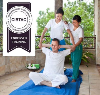 The CIBTAC Thai program endorsed by CIBTAC at the Bali International Spa Academy (BISA) covers Thai Massage with herbal packs and Thai Foot Stick Massage.