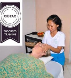 The 20 day CIBTAC Balinese Spa Rituals program at BISA is endorsed by CIBTAC and includes Balinese Massage, Traditional Body Scrubs and Wraps, Traditional Facial, Traditional Creambath Hair Treatment