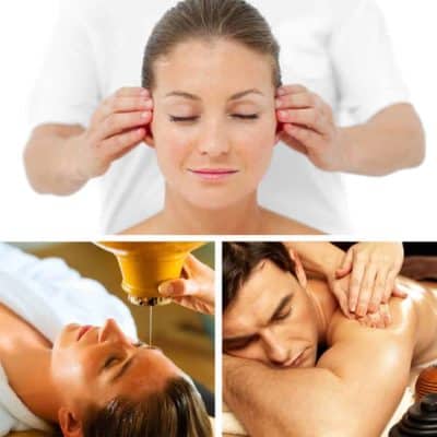 Ayurveda package - Ayurvedic body Massage, Indian Head Massage and Shirodara